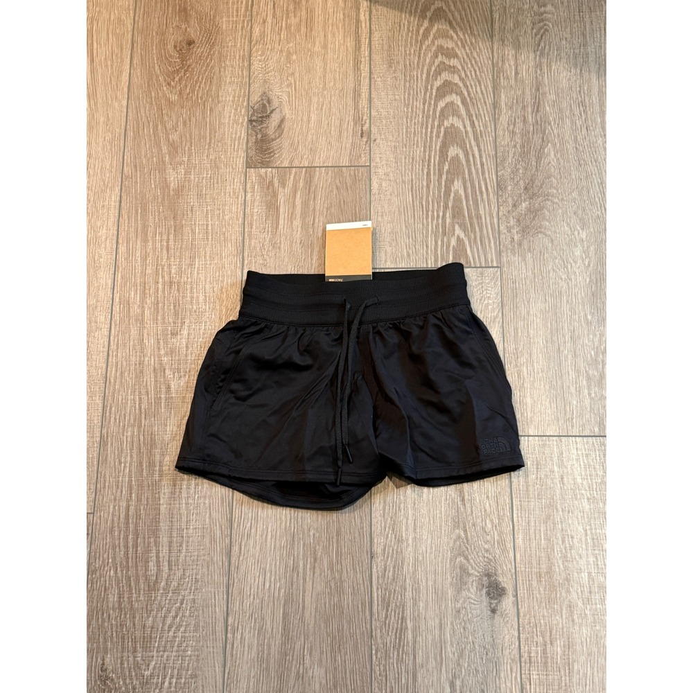 The North Face Womens Black Herringbone DWR Active Hiking Shorts XS Regular NWT